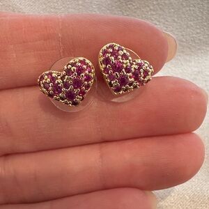 Kendra Scott Gold Heart Earrings